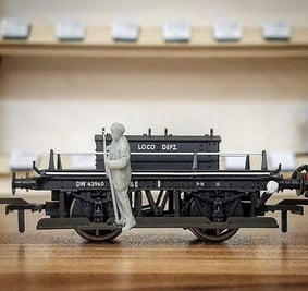 3d printed railway models gray resin on b9 core series b9creations 2