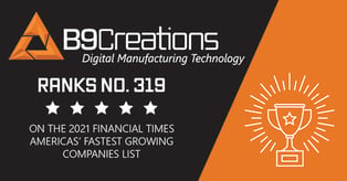 Financial Times Fastest Growing Companies B9Creations