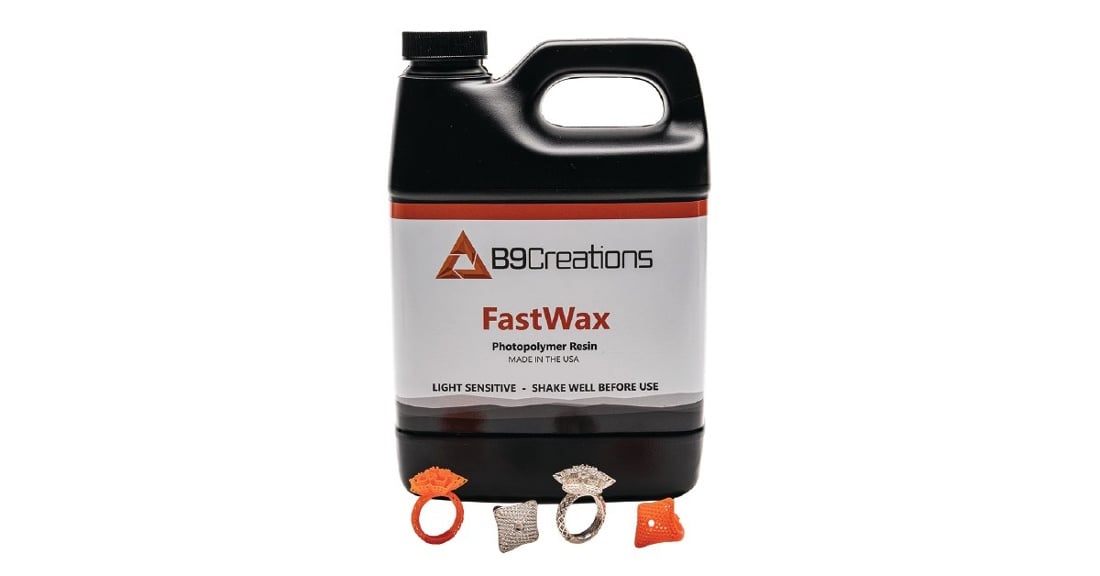 3D Printer Manufacturer B9Creations Launches FastWax Castable Resin